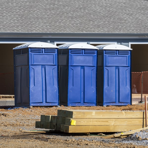 is there a specific order in which to place multiple portable toilets